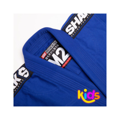 Kimono BJJ Shark SBS Kids blau 1