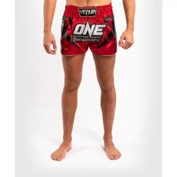 Venum X ONE FC Muay Thai Shorts (Rot)