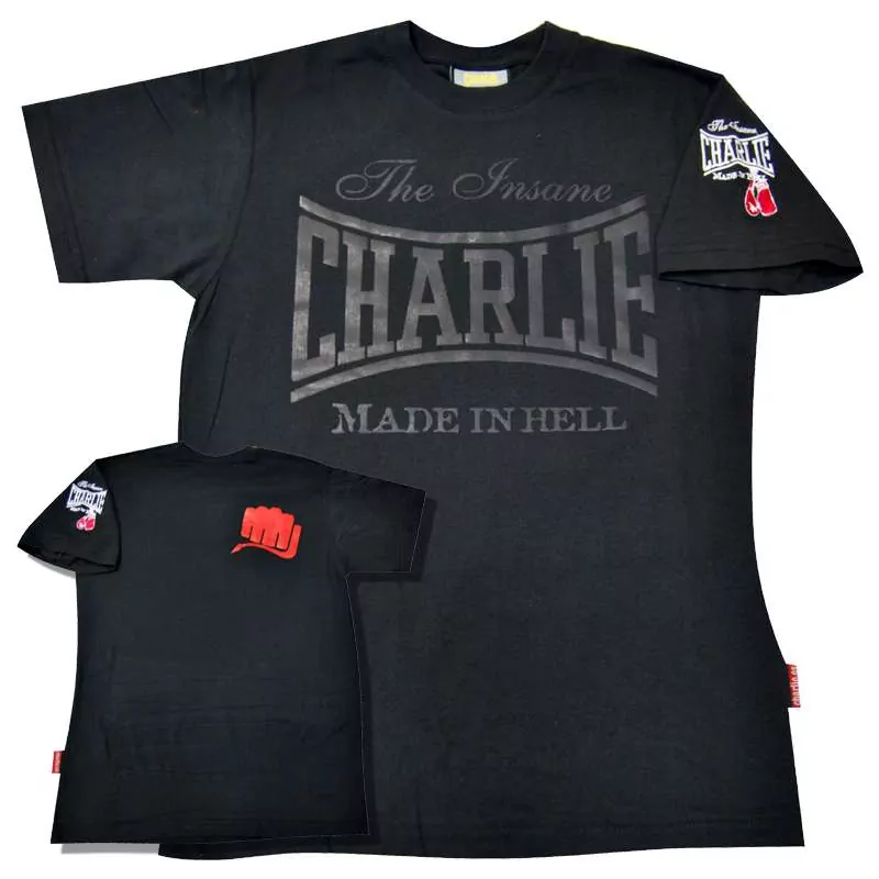Charlie Boxen T-shirt Schwarz NE