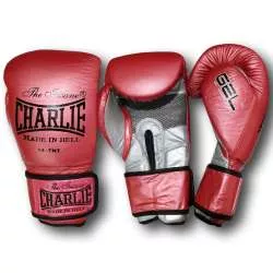 Boxhandschuhe Charlie metallic (rot)