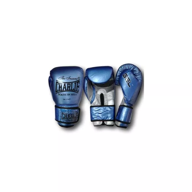 Boxhandschuhe Charlie metallic (blau)