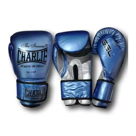 Boxhandschuhe Charlie metallic (blau)