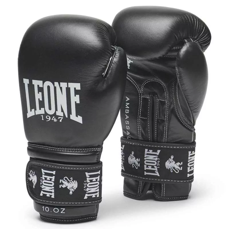 Leone Boxhandschuhe Botschafter (schwarz)