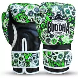 Buddha Kickboxhandschuhe mexikanisch (grün)
