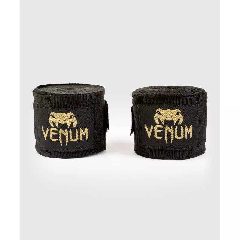 Venum Kinder Muay thai Hand wickelt kontact 2.5m schwarz/gold