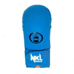 NKL Karate-Handschuhe blau (ohne Daumen)