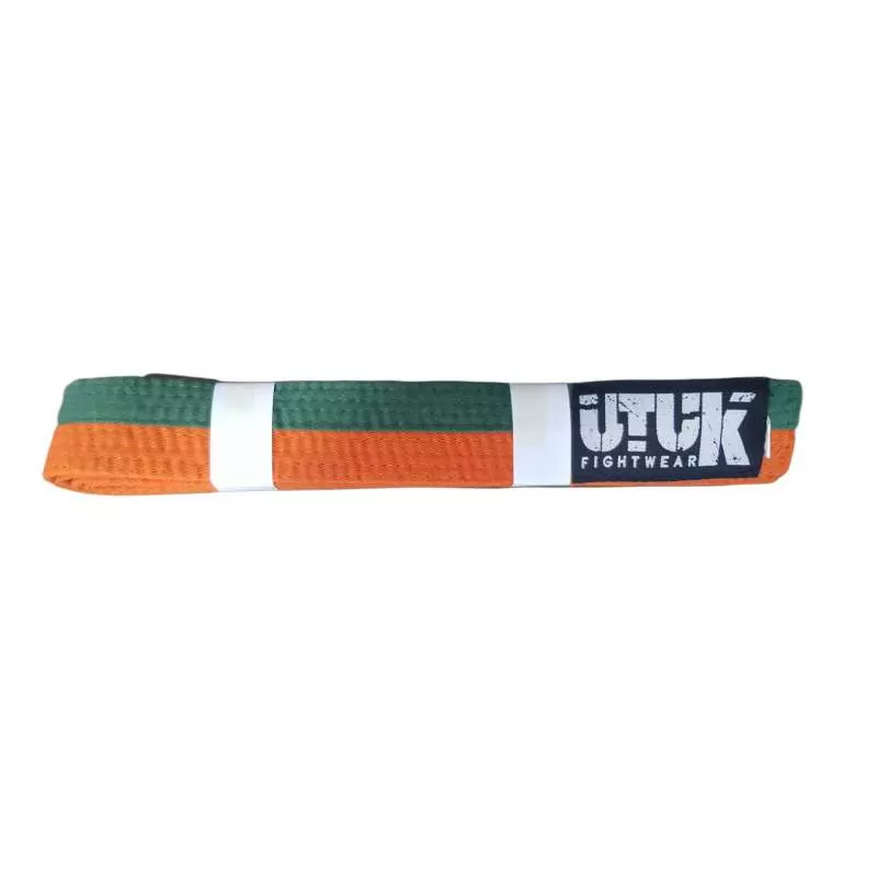 cinturon naranja verde Utuk