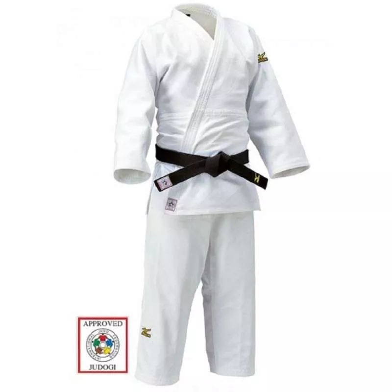 Judo Uniformen Mizuno weiß Yusho IJF