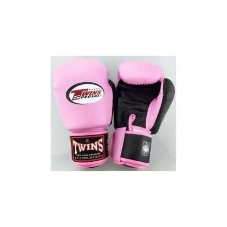 Zwillings-Boxhandschuhe BGK (rosa/schwarz)