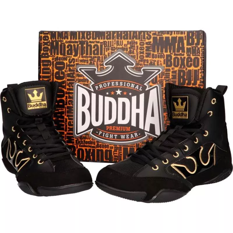 Buddha Boxstiefel episch (mattschwarz)