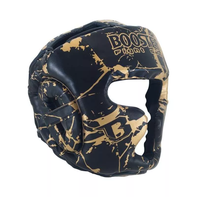 casco Booster de boxeo infantil b2 negro oro