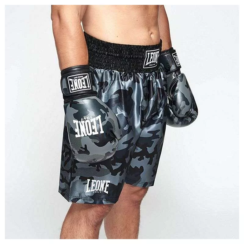 Pantalón boxeo Leone AB221 (camo gris)