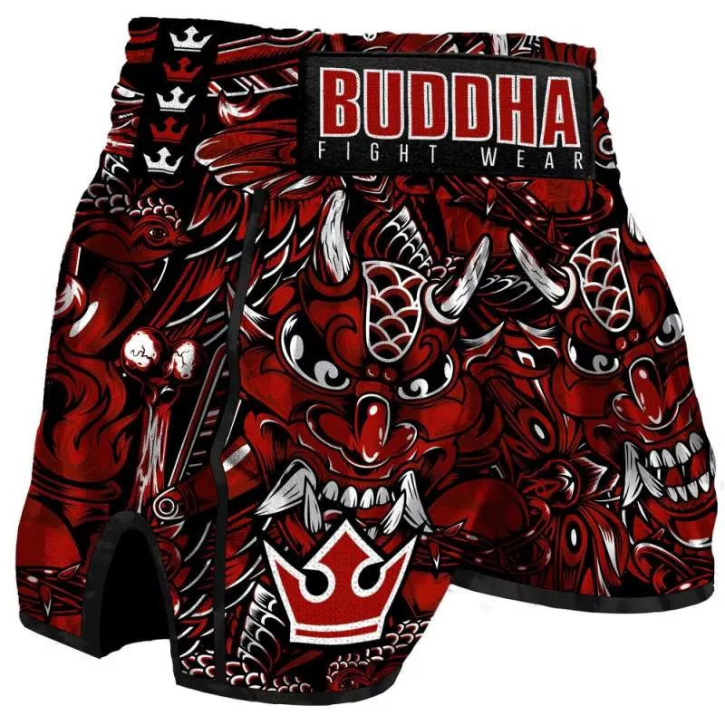 Shorts kick boxing Buddha devil