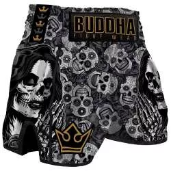 Buddha muay thai shorts mexikanisch (schwarz)