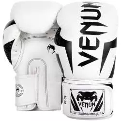 Boxhandschuhe Venum Elite weiß schwarz