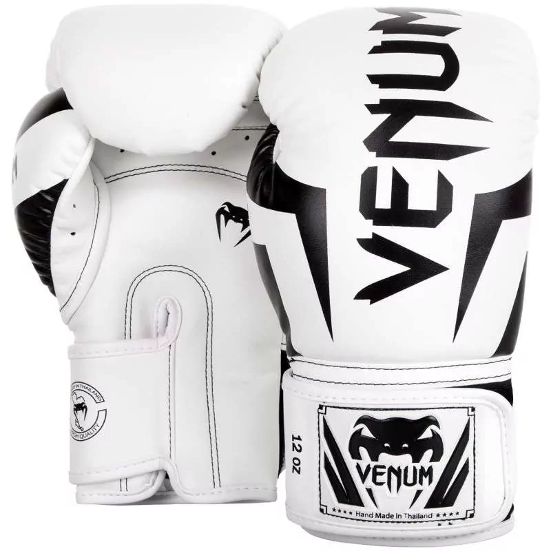 Boxhandschuhe Venum Elite weiß schwarz