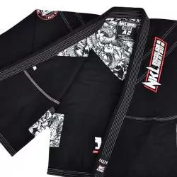 Kimono BJJ NKL elite negro (3)