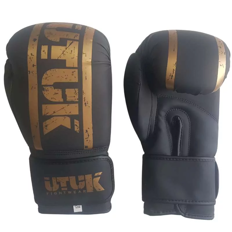 Guantes boxeo Utuk negro oro