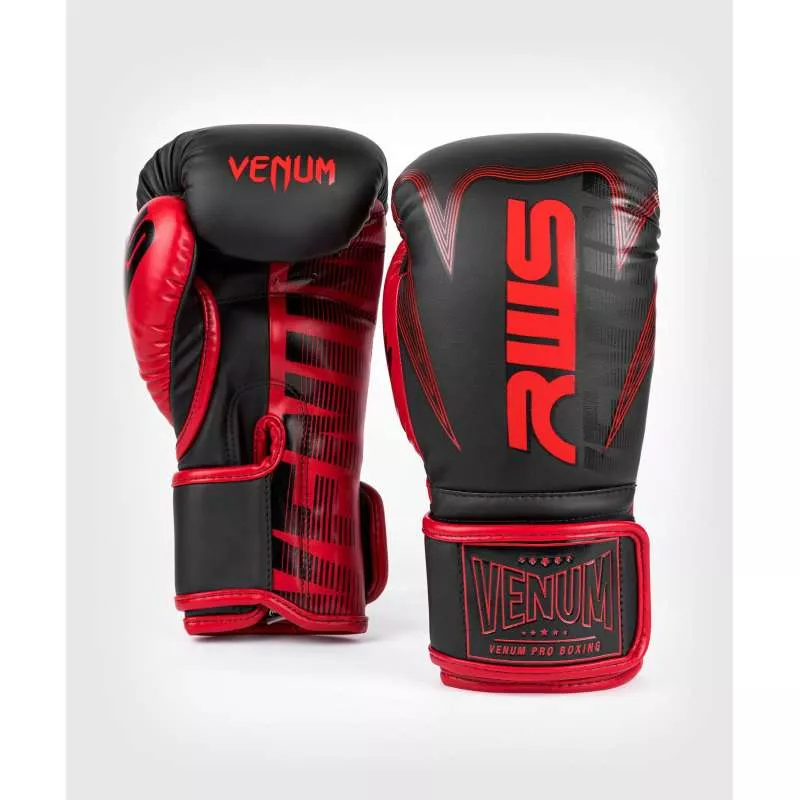 Venum Muay thai Handschuhe RWS (schwarz/rot)