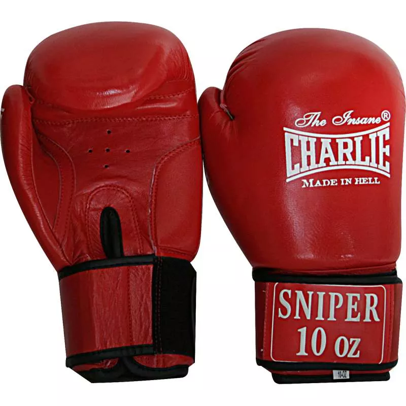 Guantes boxeo Charlie sniper amateur (rojo)