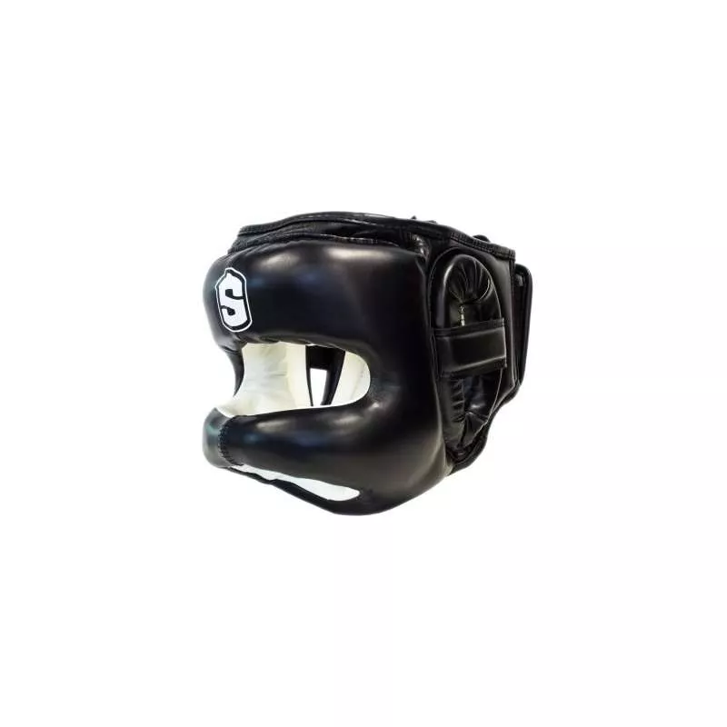 Casco muay thai Shark iron man (negro)