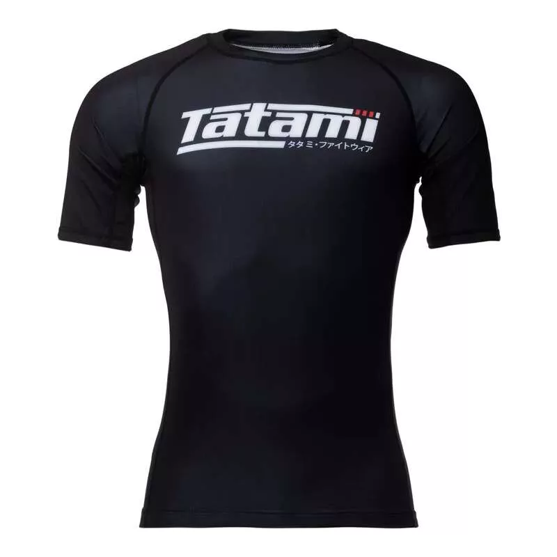 Rashguard BJJ no gi Tatami recharge (negra)