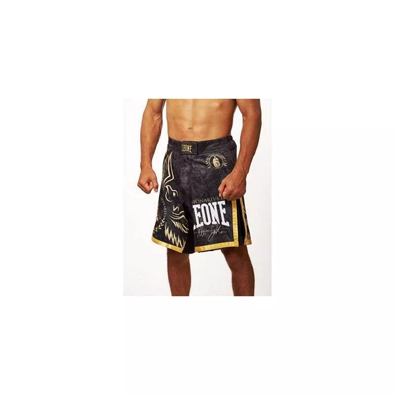 MMA Leone Fightshort AB790 legionarius (schwarz)