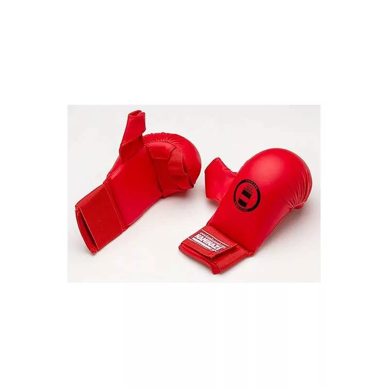 Rote Kamikaze-Karate-Handschuhe