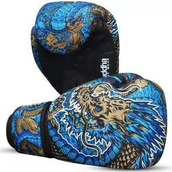 Buddha Fantasy Drachen Boxhandschuhe (blau) 1