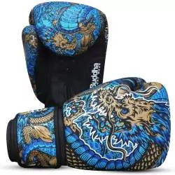 Buddha Fantasy Drachen Boxhandschuhe (blau) 5