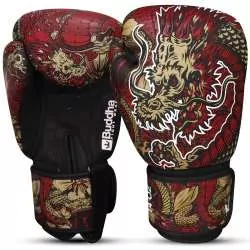 Buddha Kick Boxhandschuhe Fantasy Drache (rot)