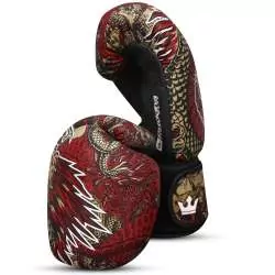 Buddha Kick Boxhandschuhe Fantasy Drache (rot) 4