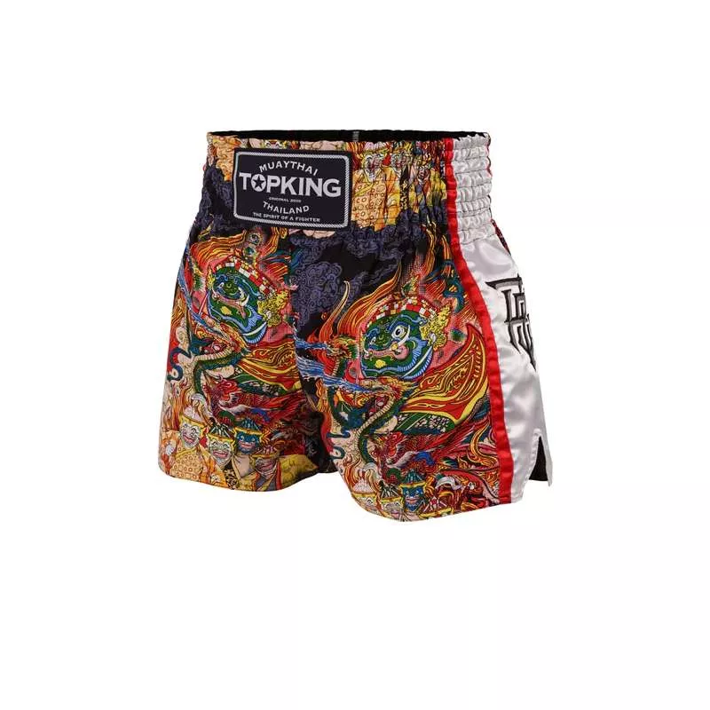 Muay Thai Shorts Top King TKBS 205 WEISS