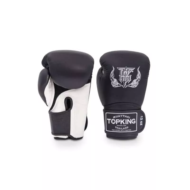 TopKing Kickboxhandschuhe Super Air (schwarz/weiß)