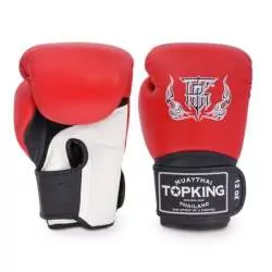 Top King Boxhandschuhe Super Air (rot/weiß/schwarz)