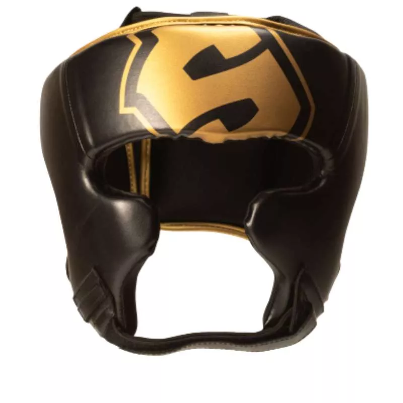 Casco boxeo Shark SKF (negro/oro)4