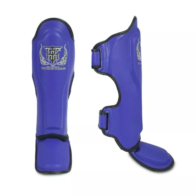 Espinilleras muay thai Top King super pro (azul)