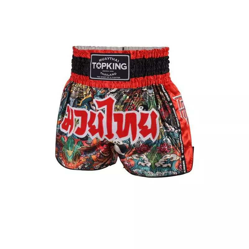 Pantalón corto TopKing muay thai 226 (rojo)