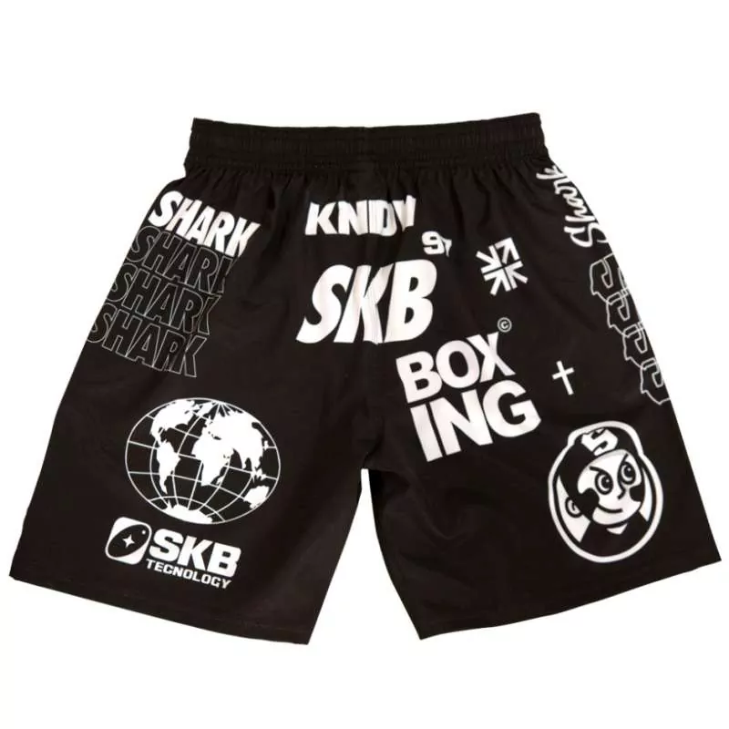 Pantalón fightshort MMA Shark SKB97 (negro)