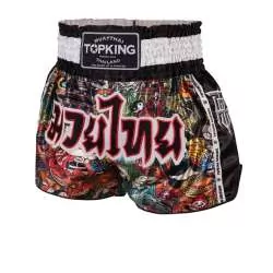 TopKing Muay thai shorts 226 (schwarz)