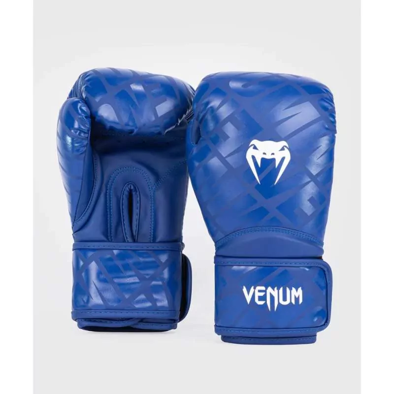 Guantes contender 1.5 Venum muay thai (azul/blanco)