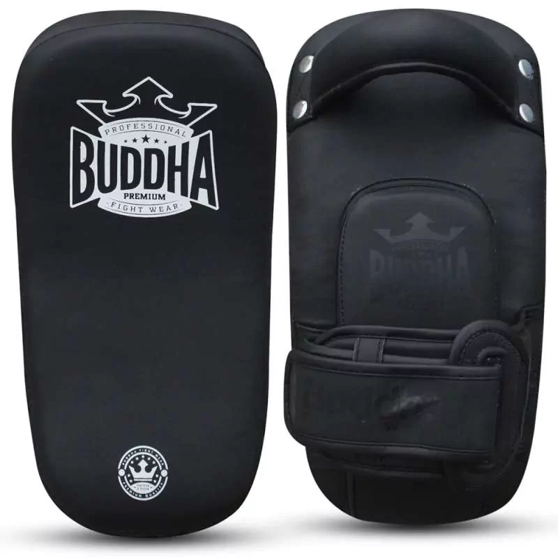 Paos piel curvado Buddha thailand (negro)