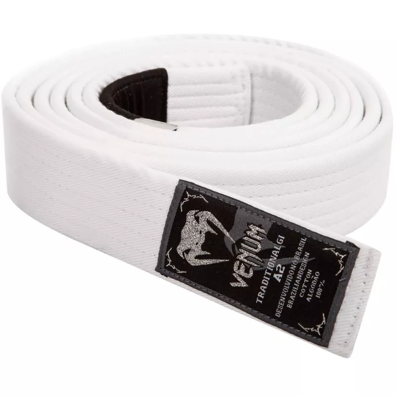 Cinturon BJJ Venum blanco BELT