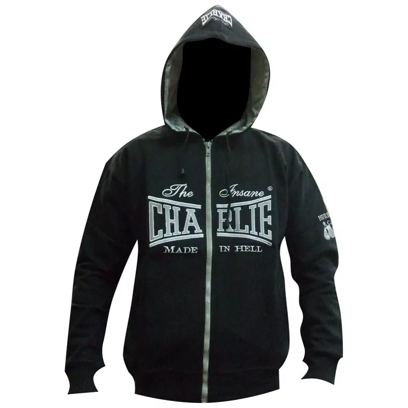 Charlie Hurricane Carter Boxing Hoodie schwarz