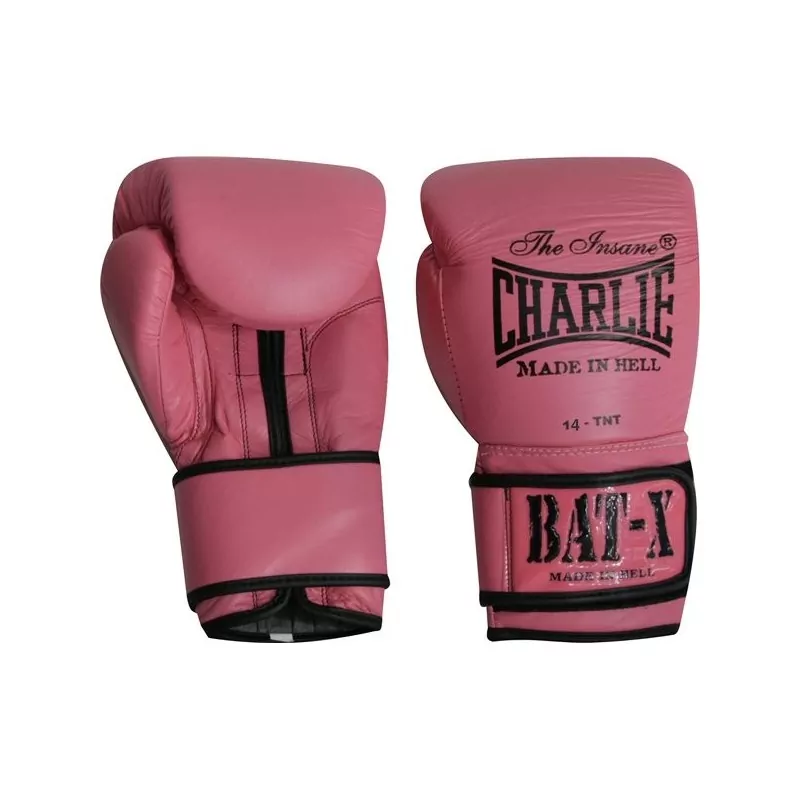 Guantes Boxeo Charlie Bat-X Rosa