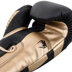 Venum Elite Boxhandschuhe schwarz gold