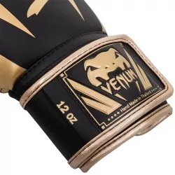 Venum Elite Boxhandschuhe schwarz gold