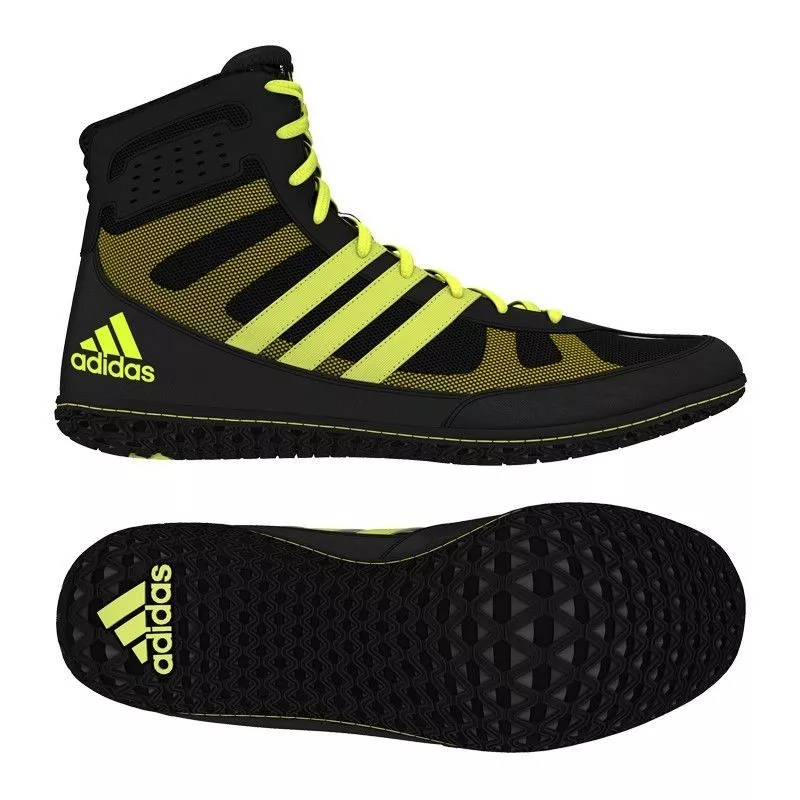 Adidas Mat Wizard 3 Boxstiefel schwarz/gelb