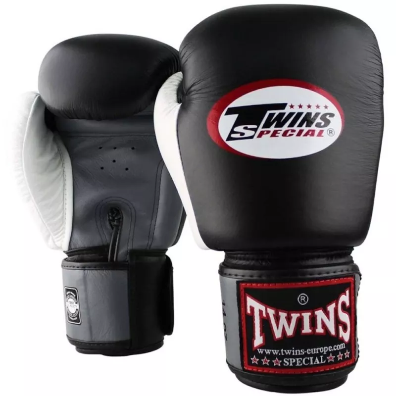 Zwillinge muay thai Handschuhe BGVL4 (schwarz / grau)