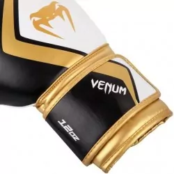 Venum Contender 2.0 Boxhandschuhe Schwarz / Weiß / Gold